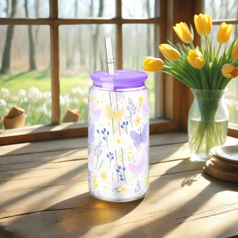 Chic Bow Cup with Straw