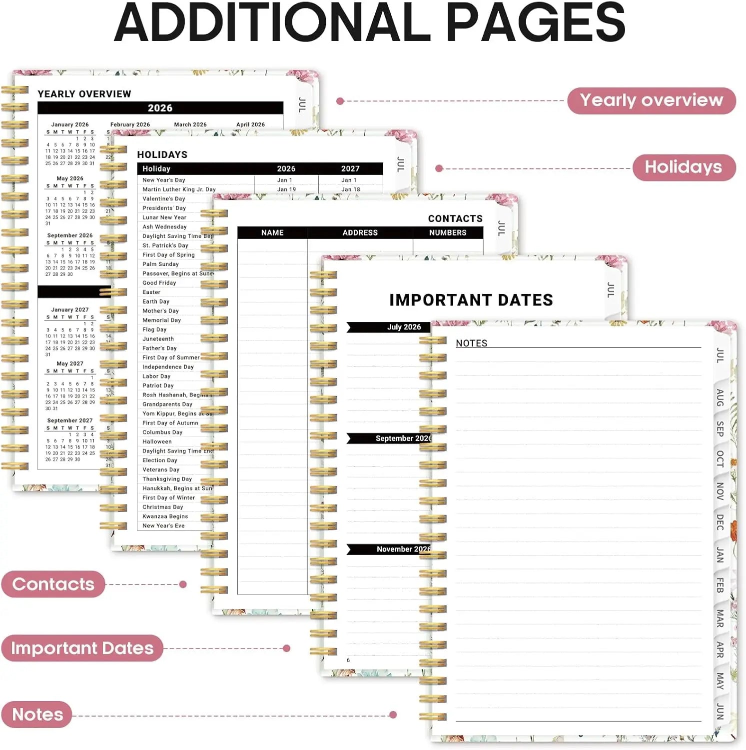 Wildflower 2026-2027 Planner