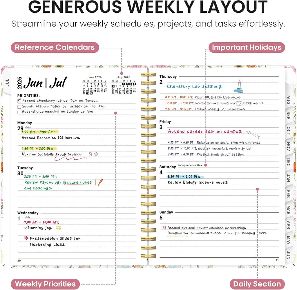 Wildflower 2026-2027 Planner