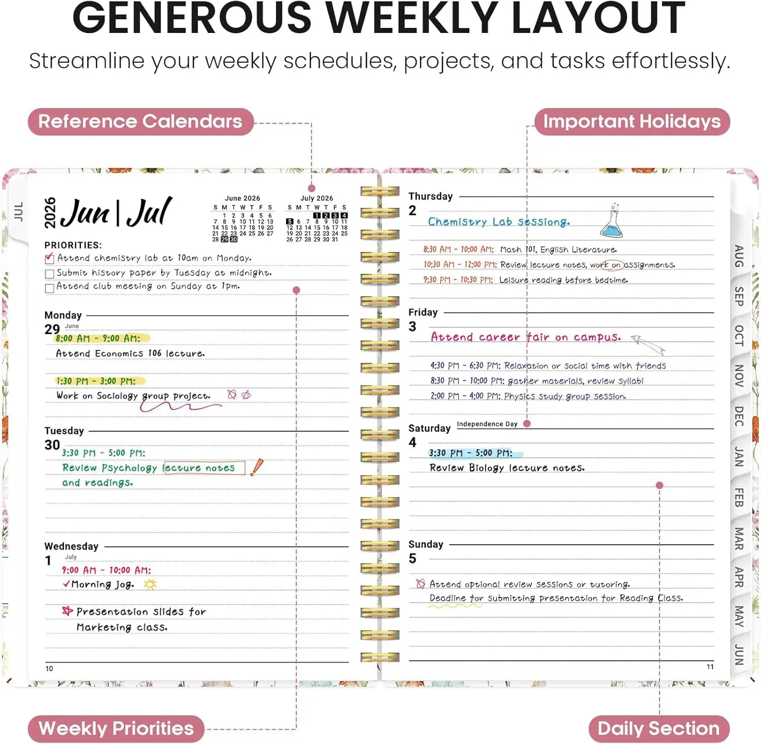 Wildflower 2026-2027 Planner