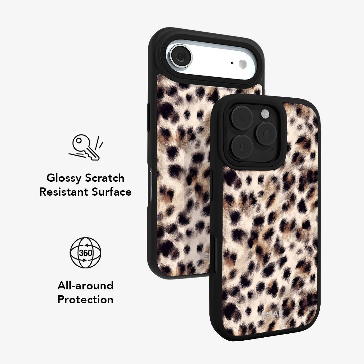 Arctic Aristocrat | Cheetah Print iPhone Case
