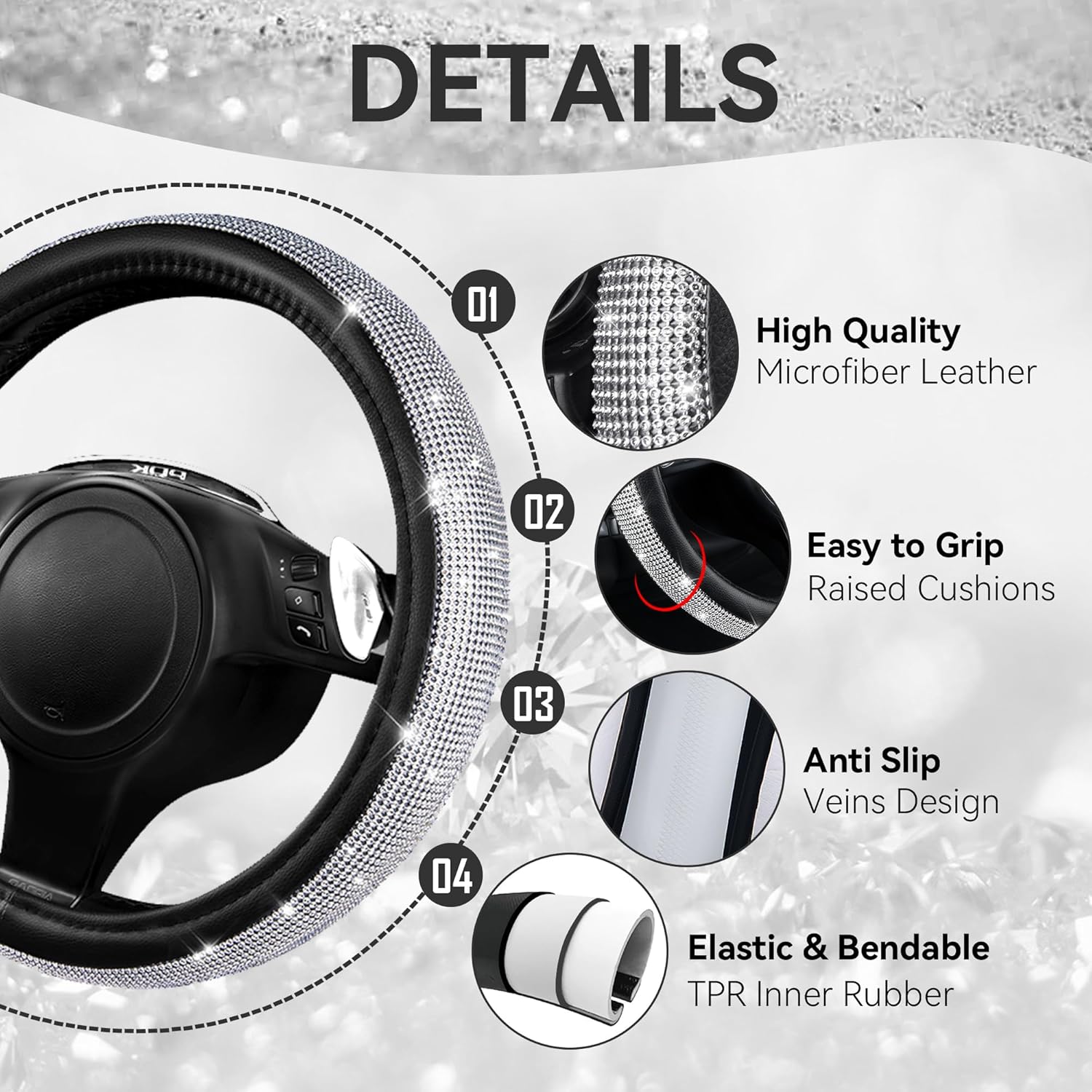 Bling Diamond Car Style Set