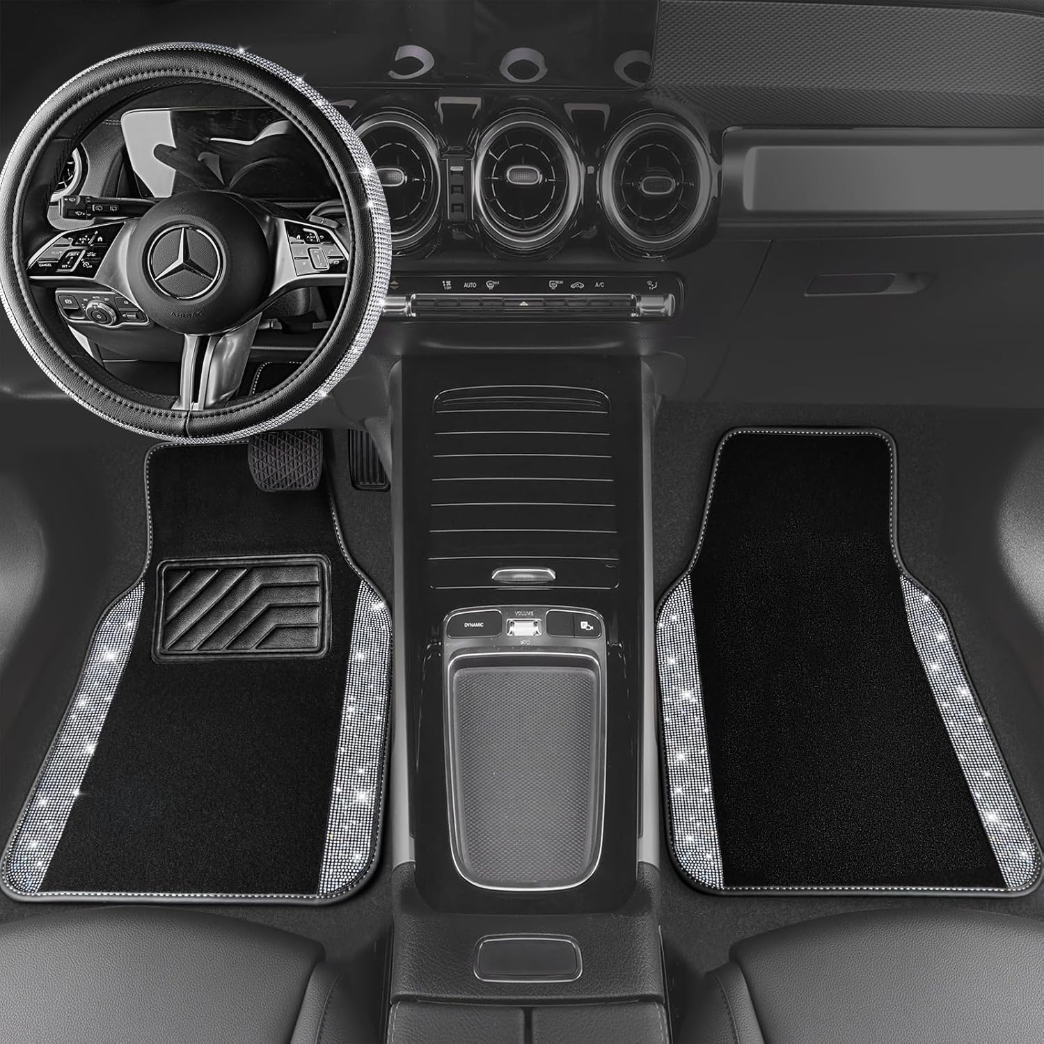 Bling Diamond Car Style Set