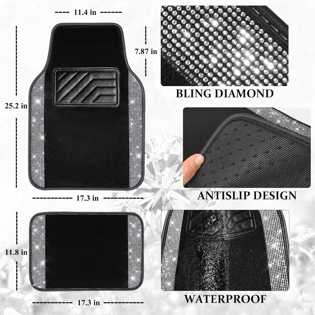 Bling Diamond Car Style Set