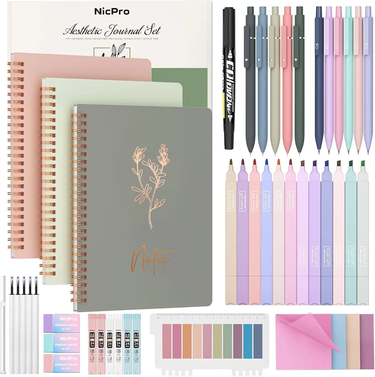 Chic Study Notebook Set