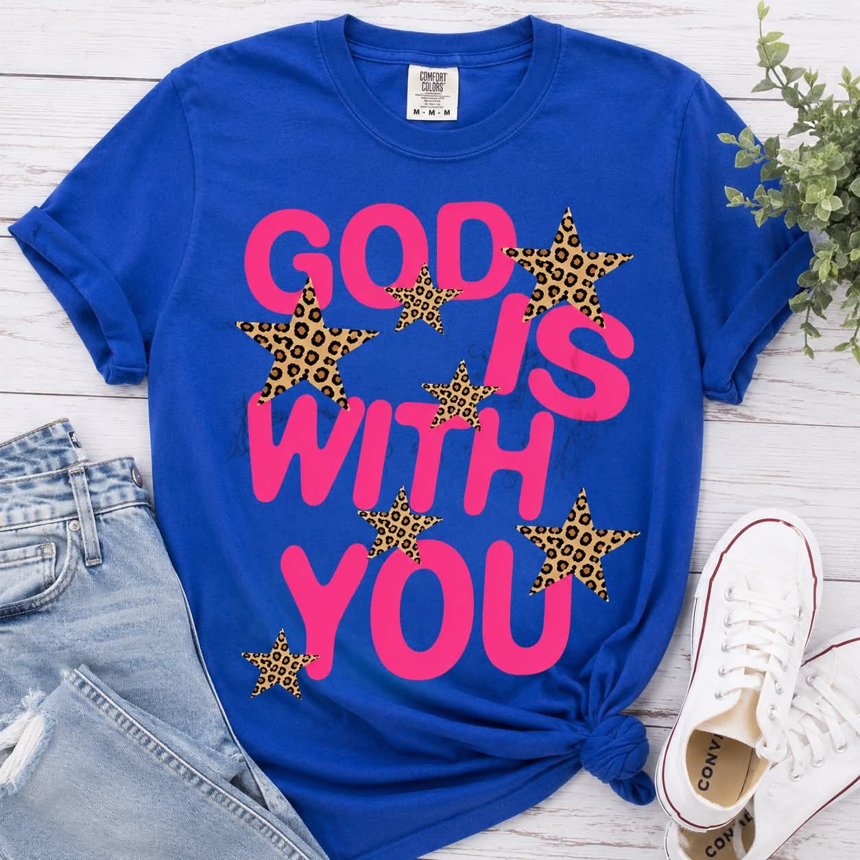 God Is With You Tee Shirt