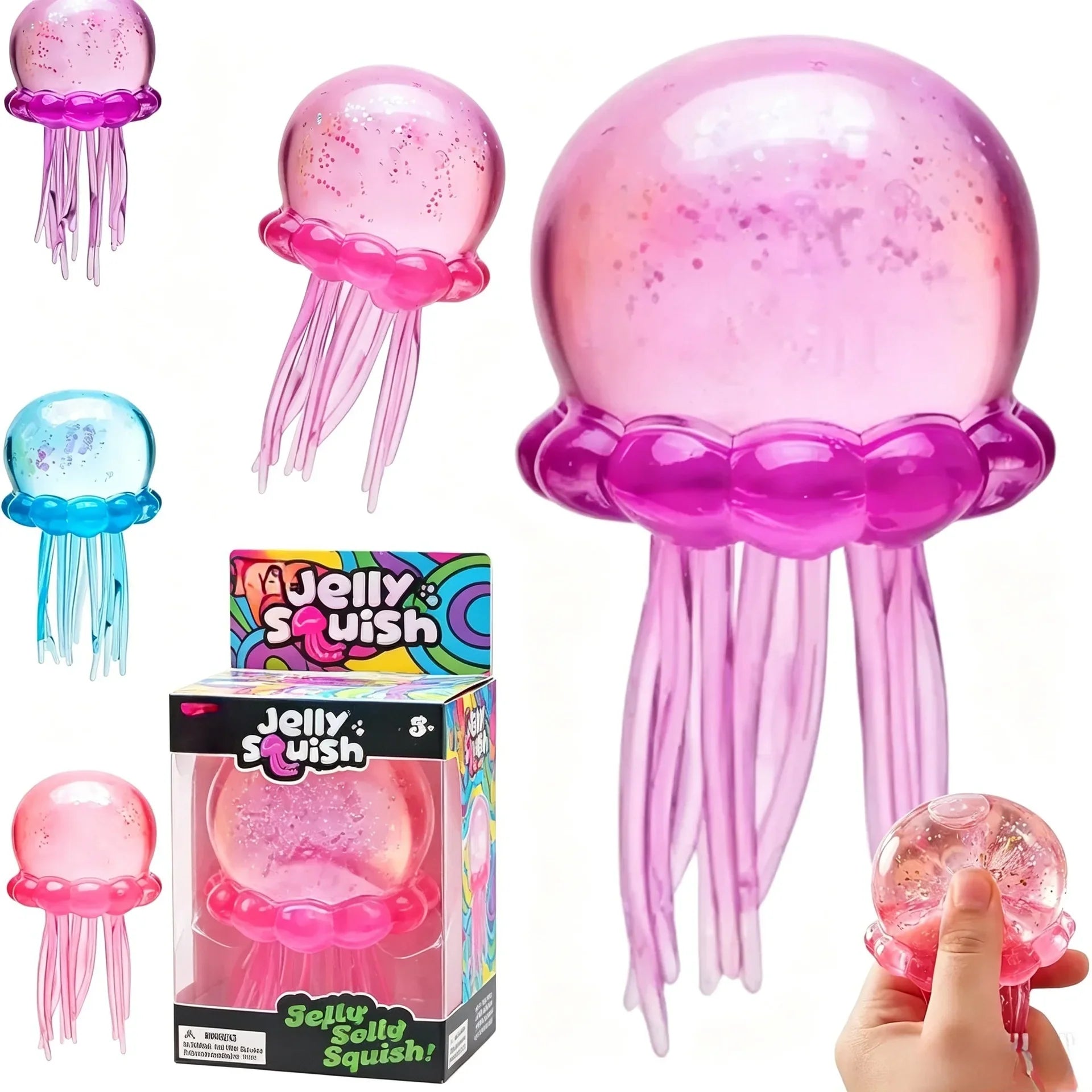 Jellyfish Stress Reliever Cube
