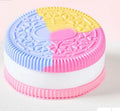 SqueezeSquad Taba Deluxe Premium Silicone Squishies® Fidget Toy - Sandwich Cookie