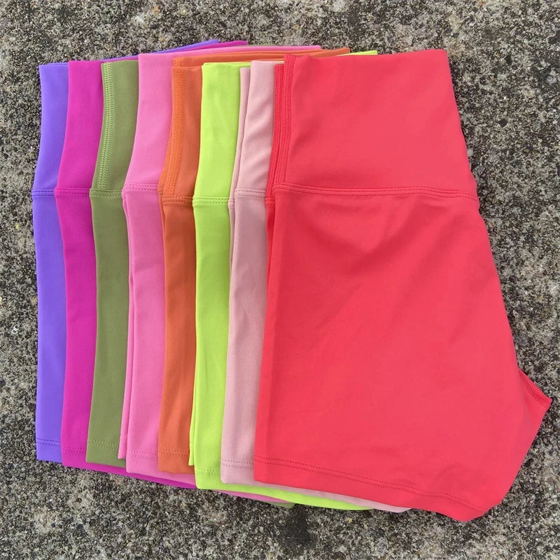 High-Waist Yoga Cycling Shorts