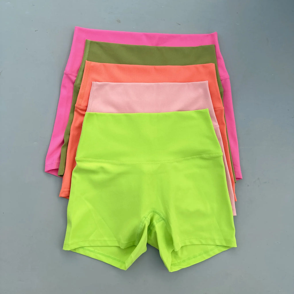 High-Waist Yoga Cycling Shorts