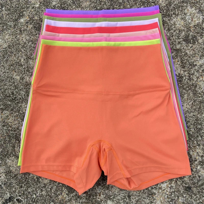High-Waist Yoga Cycling Shorts
