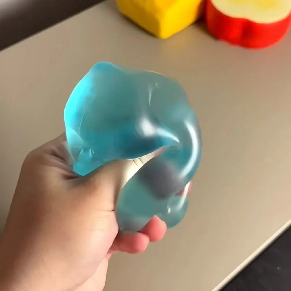Squishy Green Apple Squeeze Toy