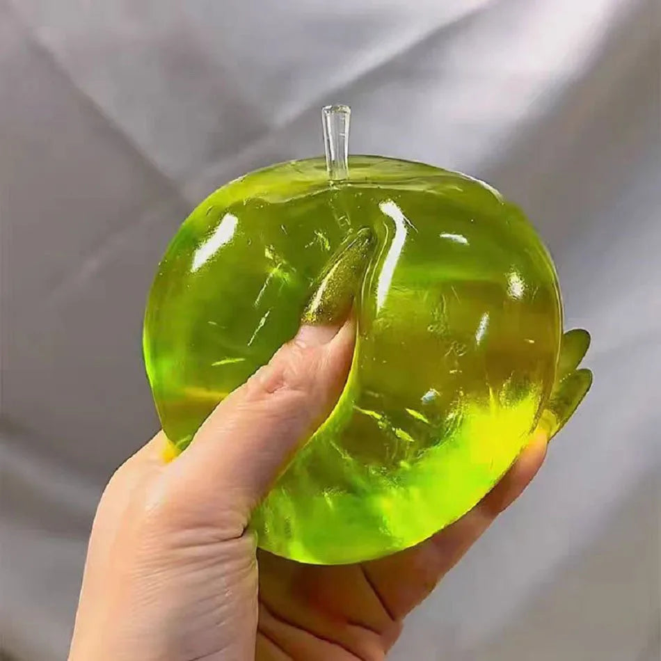 Squishy Green Apple Squeeze Toy