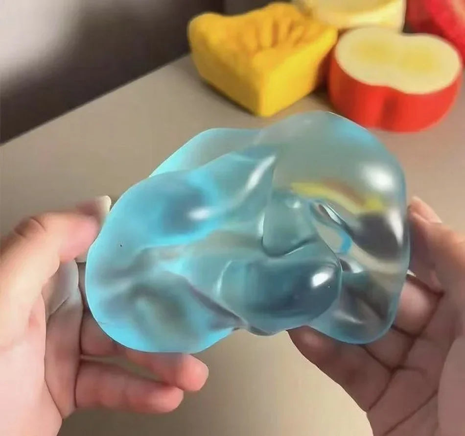 Squishy Green Apple Squeeze Toy