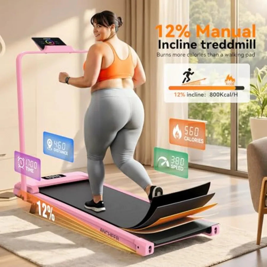 Foldable Power Walk Treadmill