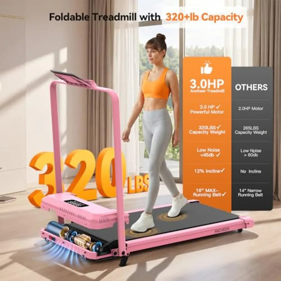 Foldable Power Walk Treadmill