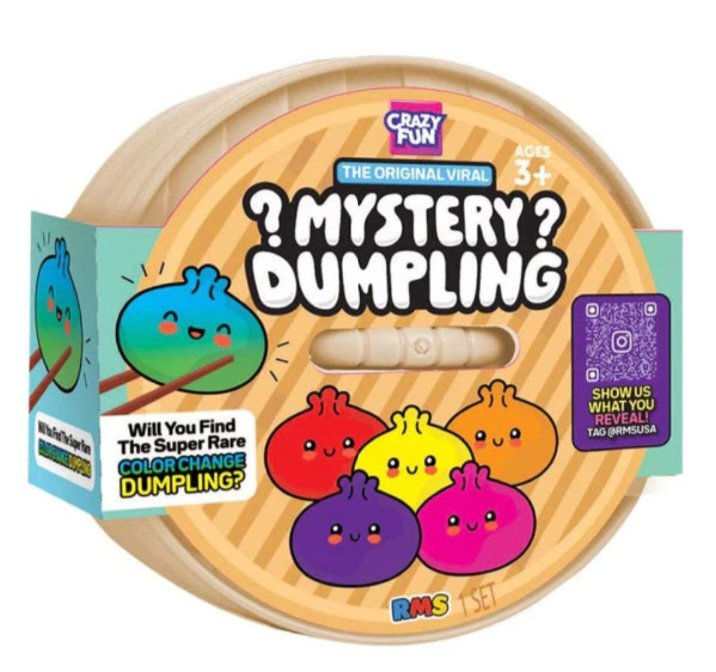 Color Change Mystery Bao Bun 4" Dumpling Squishy Fidget Toy