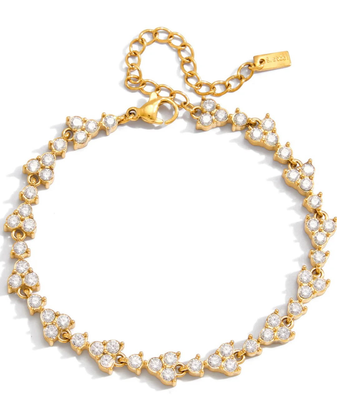 Trio Tennis Bracelet Water Resistant