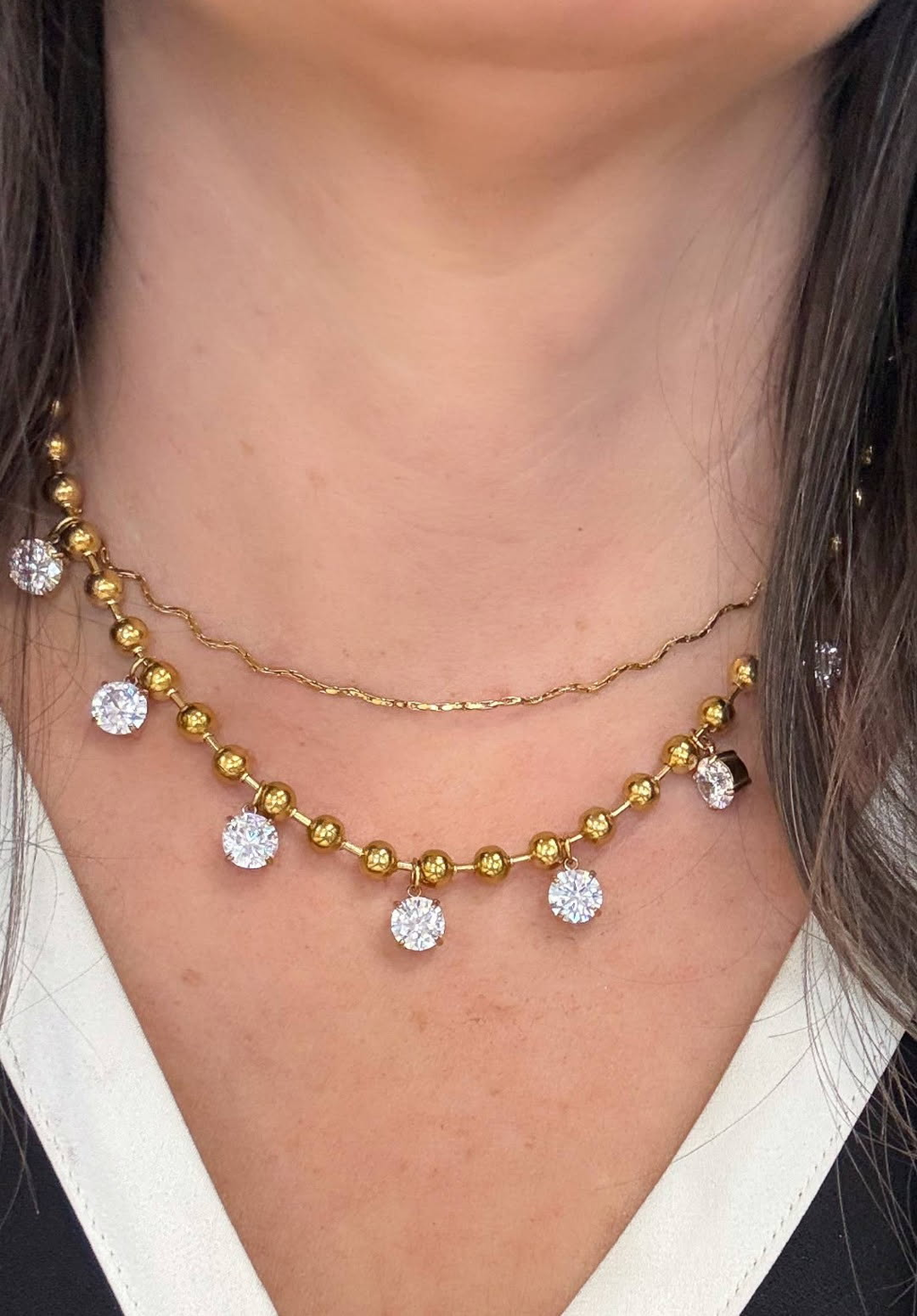 Gemstone Necklace Water Resistant